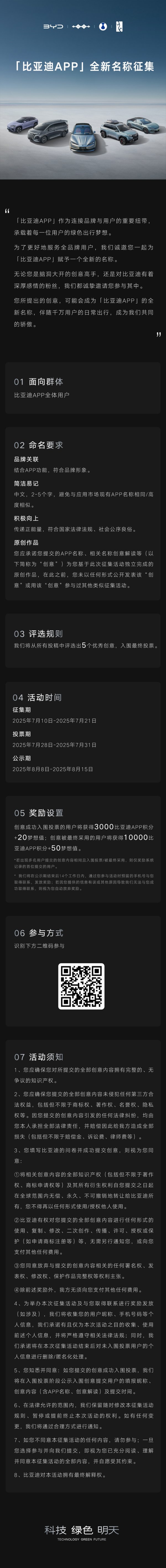 股票配资资金 比亚迪 App 征集全新名称: 5 个优秀创意将入围最终投票